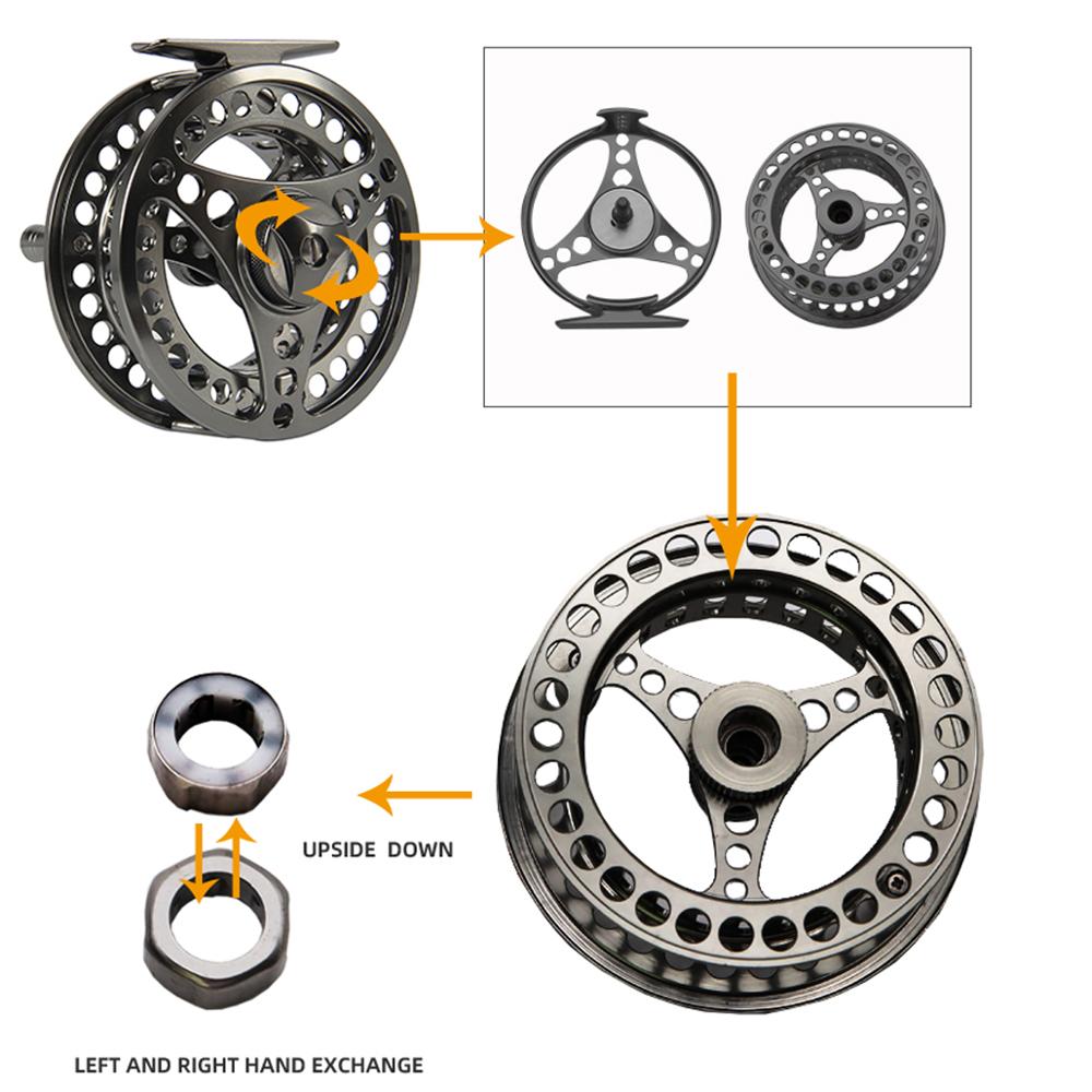 ANGLER DREAM Aluminum Fly Fishing Reel