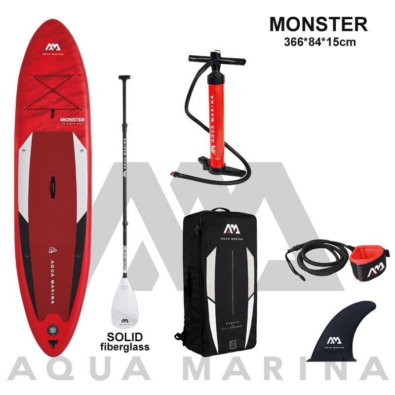 AQUA MARINA 366*84*15cm inflatable surfboard stand up paddle board