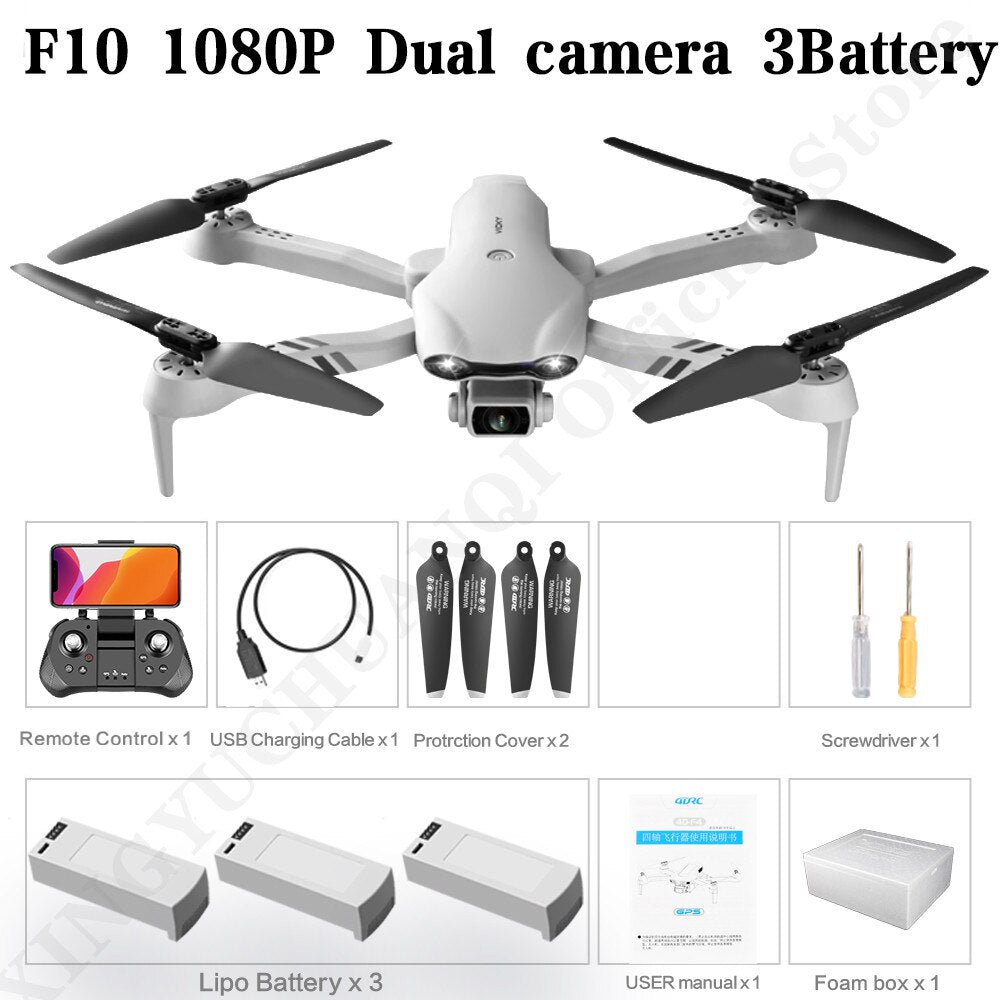 4DRC 4K HD Dual Camera GPS 5G Wifi FPV Foldable Quadcopter RC Drone