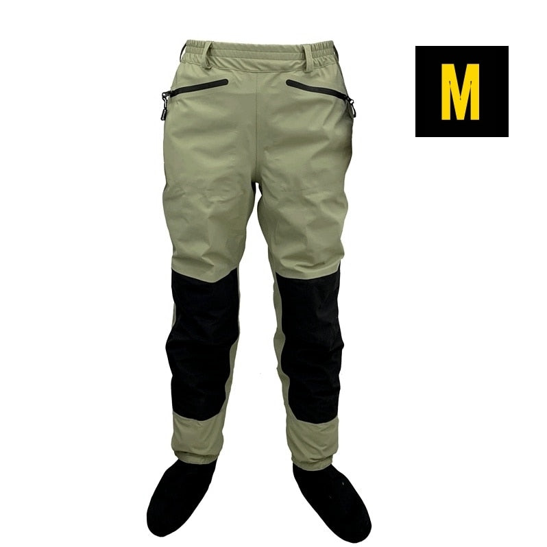 3 Layer Breathable Waterproof Fly Fishing Waist Waders