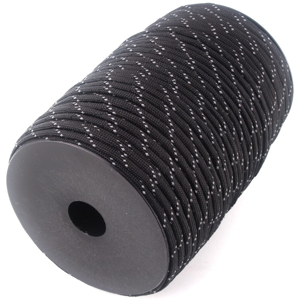 100M 7 cores 4mm Reflective Paracord Outdoor