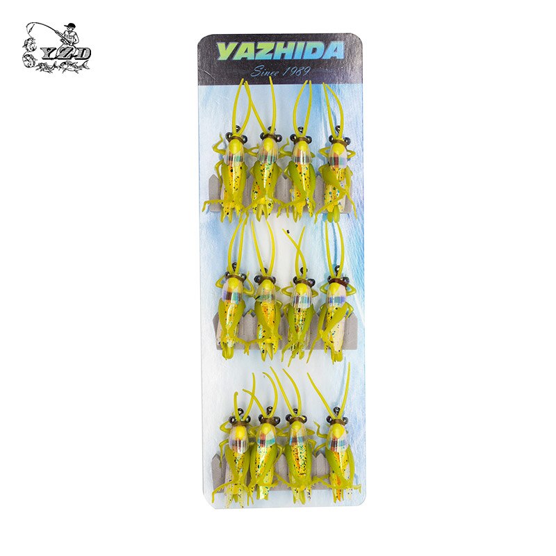 Grasshopper Dry Fly Fishing Flies 4pcs/12pcs