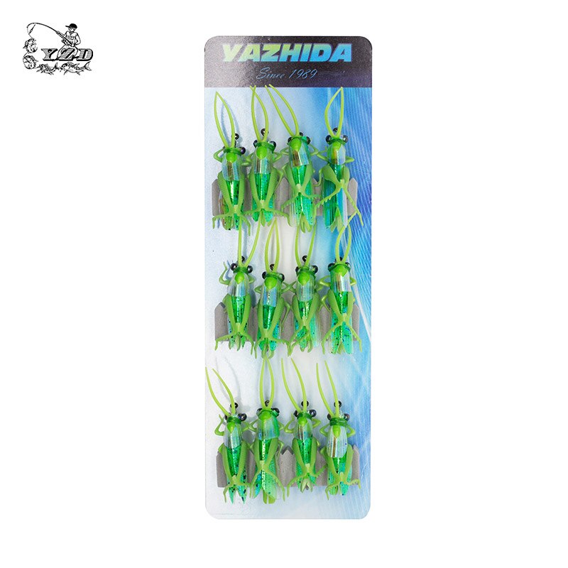 Grasshopper Dry Fly Fishing Flies 4pcs/12pcs