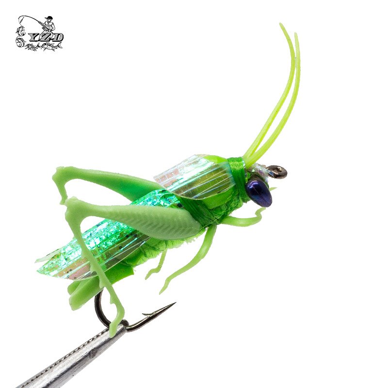 Grasshopper Dry Fly Fishing Flies 4pcs/12pcs