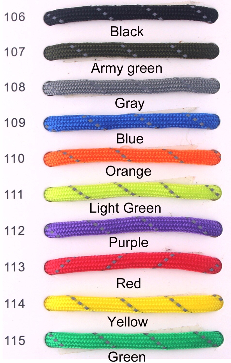 100M 7 cores 4mm Reflective Paracord Outdoor