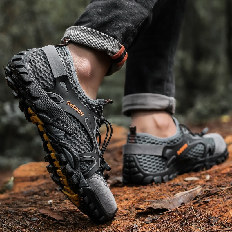 Men's casual summer non-slip breathable mesh creek hiking shoes