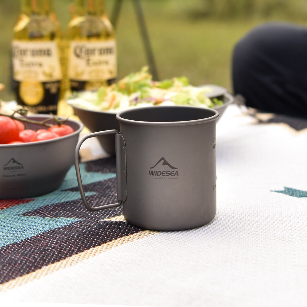 Titanium Camping Hiking Trekking Mug