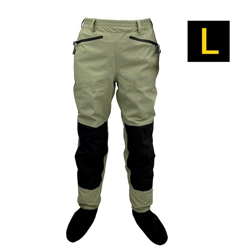 3 Layer Breathable Waterproof Fly Fishing Waist Waders