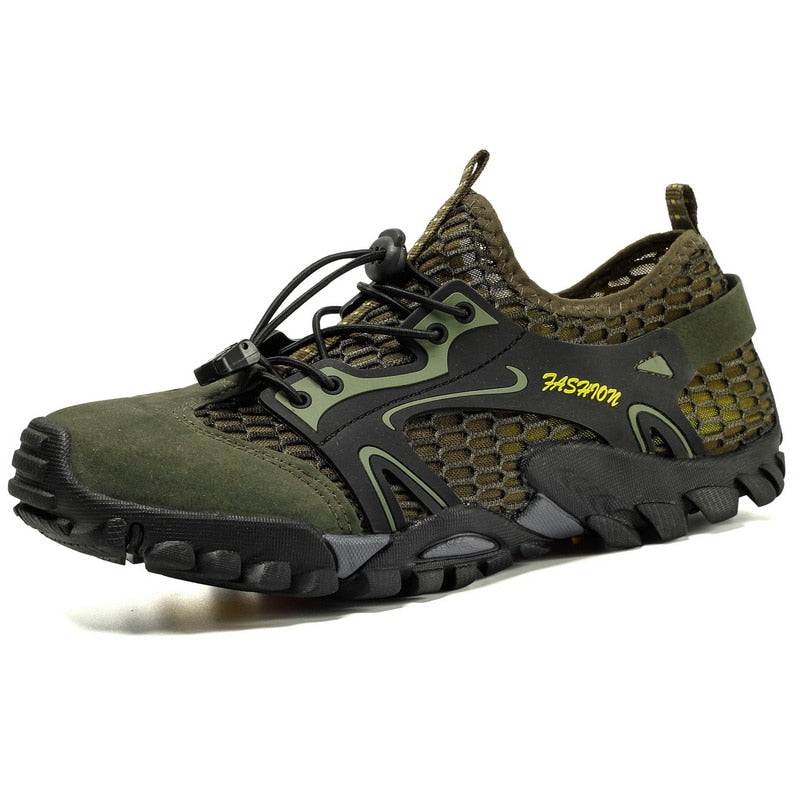 Men's casual summer non-slip breathable mesh creek hiking shoes