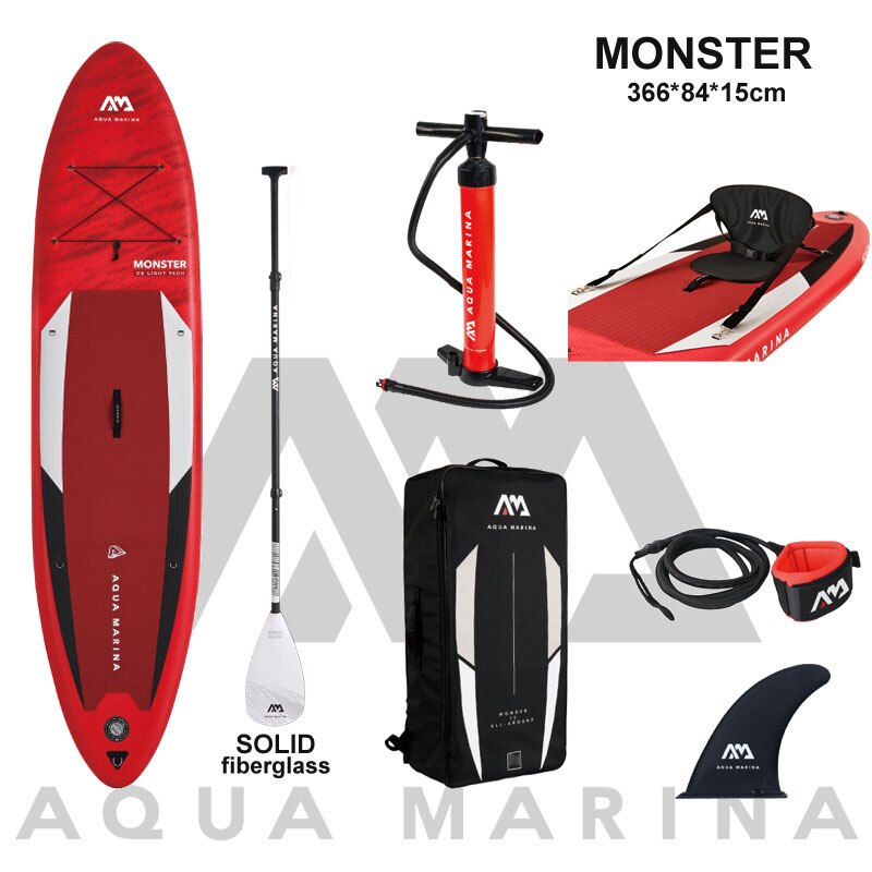 AQUA MARINA 366*84*15cm inflatable surfboard stand up paddle board