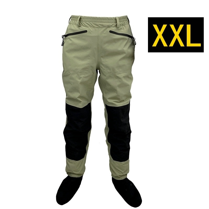 3 Layer Breathable Waterproof Fly Fishing Waist Waders