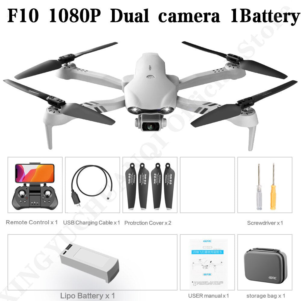 4DRC 4K HD Dual Camera GPS 5G Wifi FPV Foldable Quadcopter RC Drone