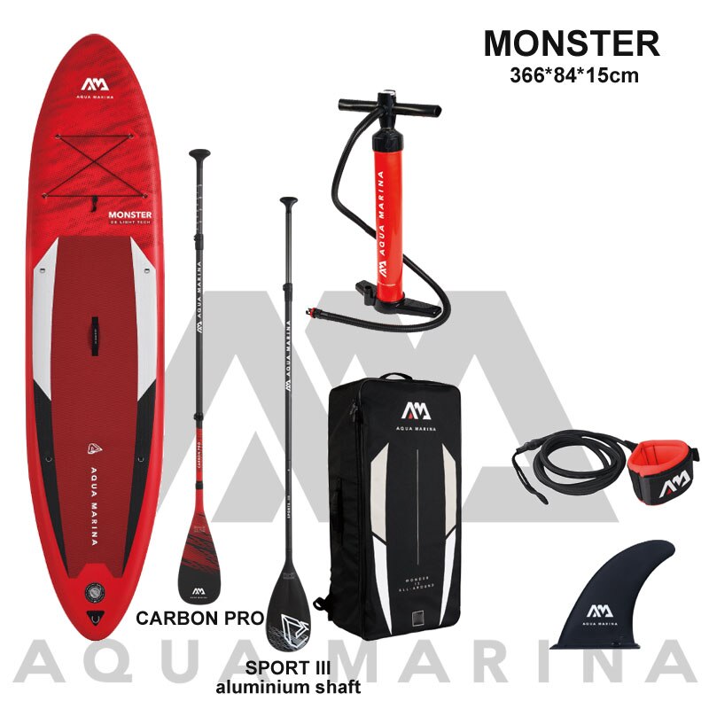 AQUA MARINA 366*84*15cm inflatable surfboard stand up paddle board