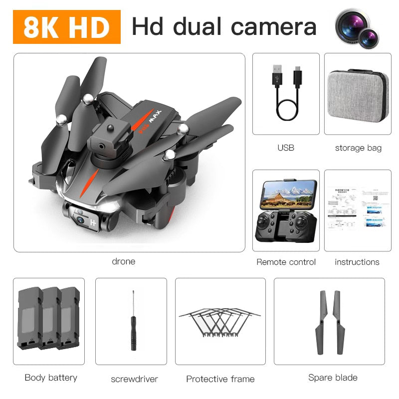 Professional HD Camera Omnidirectional Obstacle Avoidance Quadrotor Drone