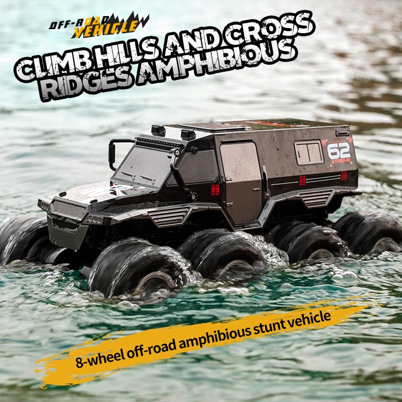 8WD Remote Control Amphibious Climbing Off Road Truck