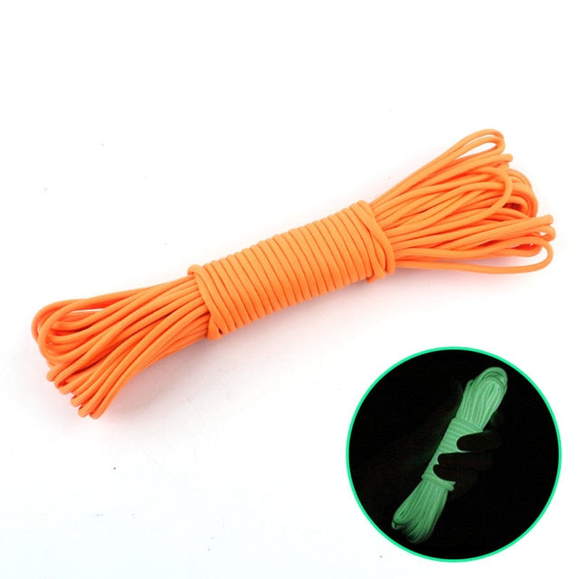 Luminous 9 Strands 4mm Nylon 550 Paracord