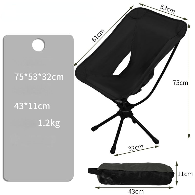 Outdoor Oxford Cloth Folding Camping Portable Camping Chair