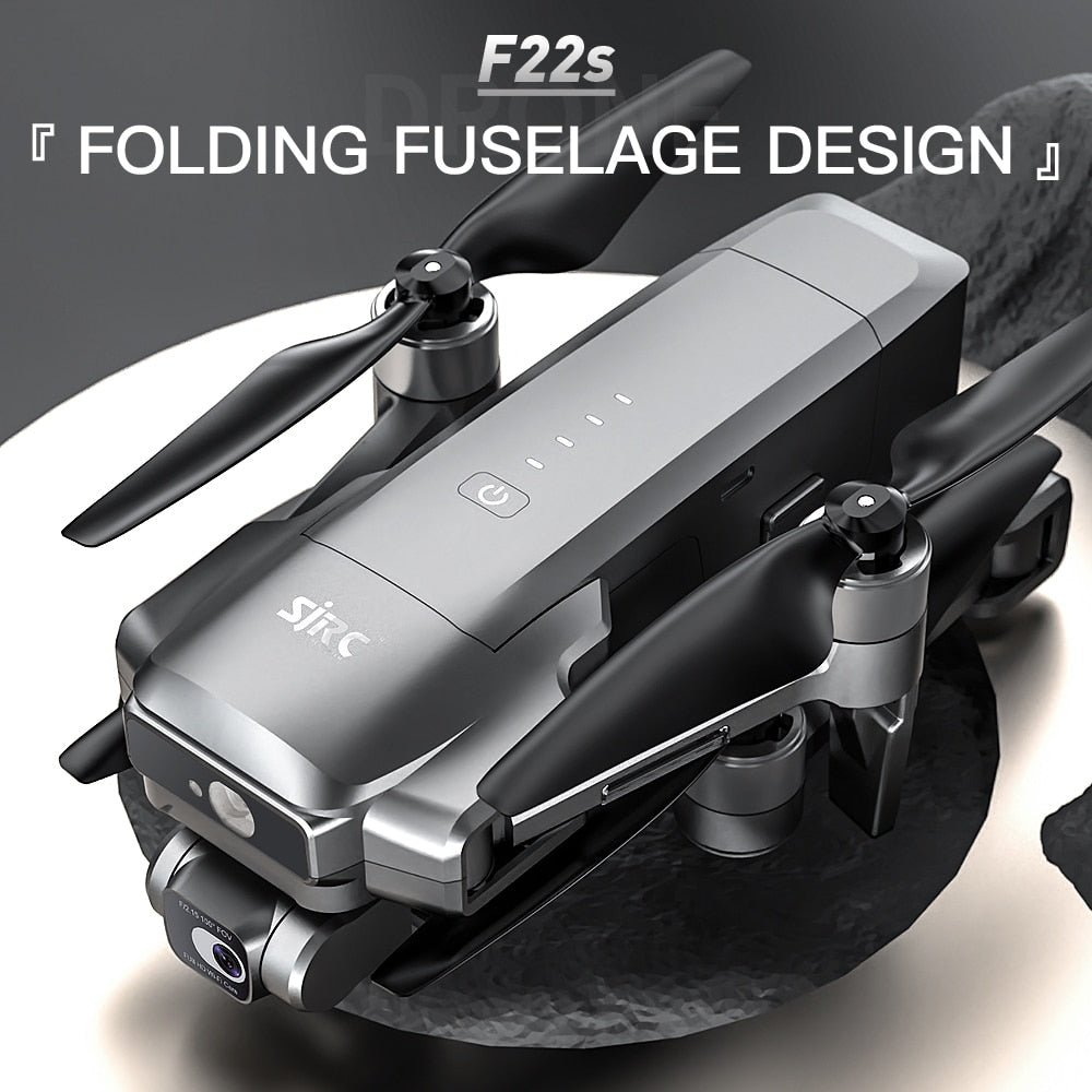 Professional F22 / F22S 4K Camera Obstacle Avoidance 3.5KM  5G WIFI GPS Quadcopter Drone