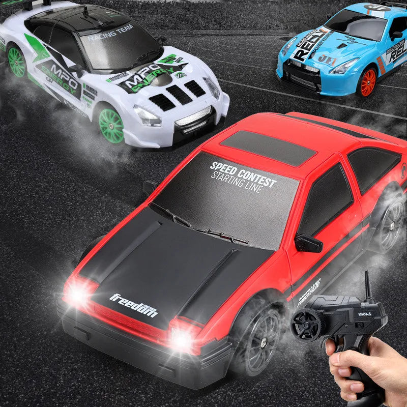 Remote Control GTR AE86 4WD 2.4G Four-wheel Drive Racing Drift Car