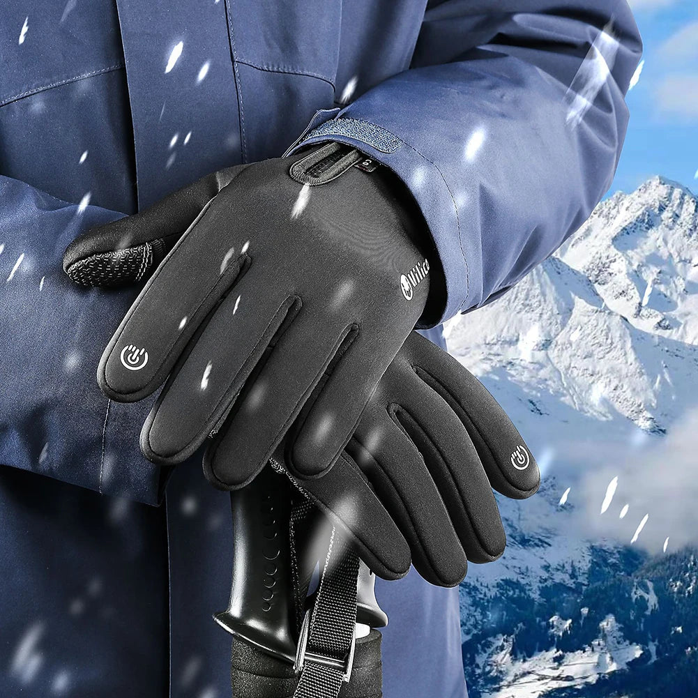 Women's and Men's Waterproof Warm Touch Screen Winter Gloves