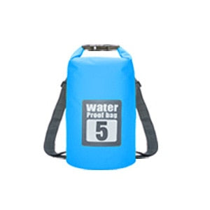 5L/10L/15L/20L Outdoor Sport PVC Waterproof Storage Dry Bag For Canoe Kayak Rafting Backpack