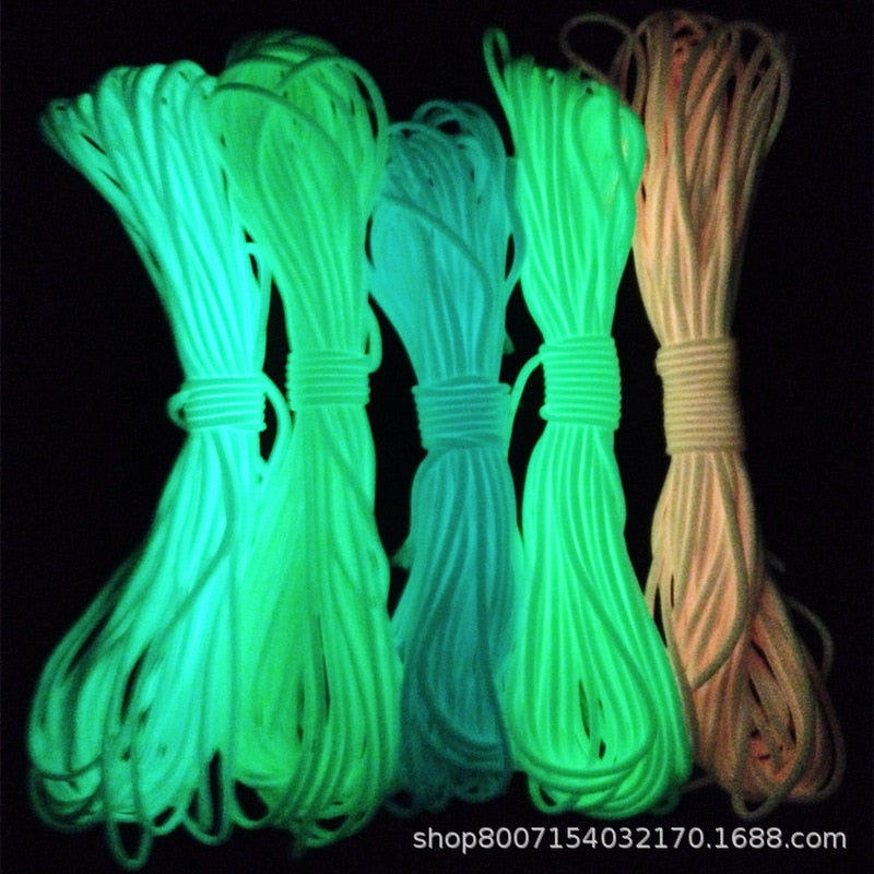 Luminous 9 Strands 4mm Nylon 550 Paracord