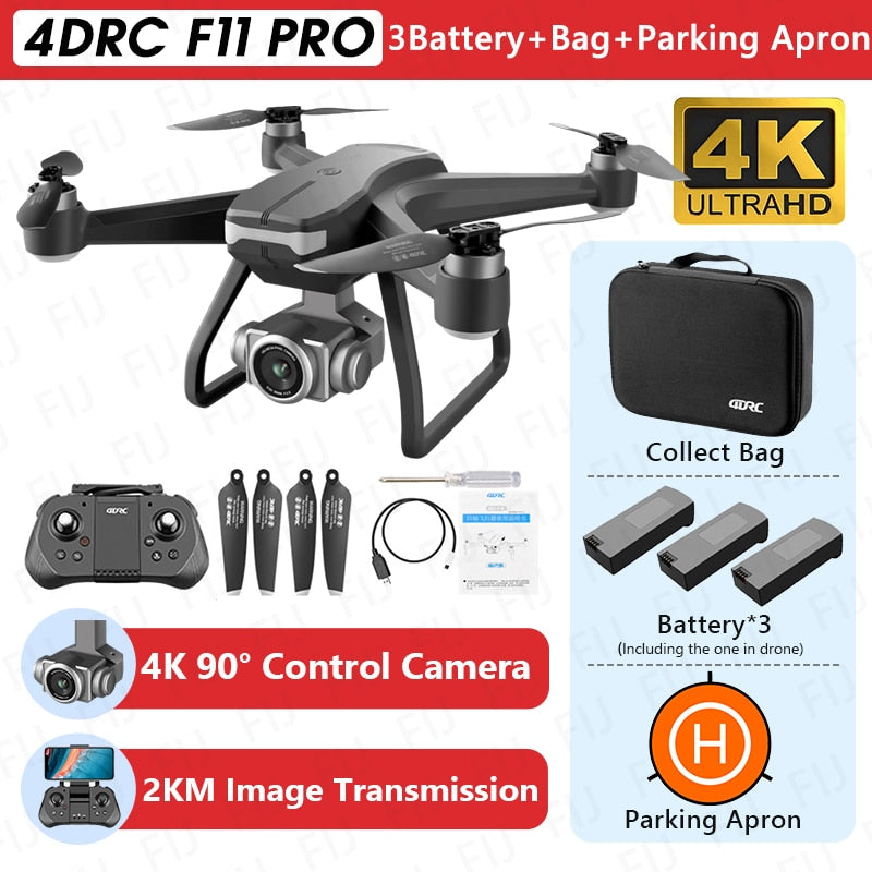 4DRC F11 Professional GPS 5G WIFI 2KM 4K HD Camera Quadcopter