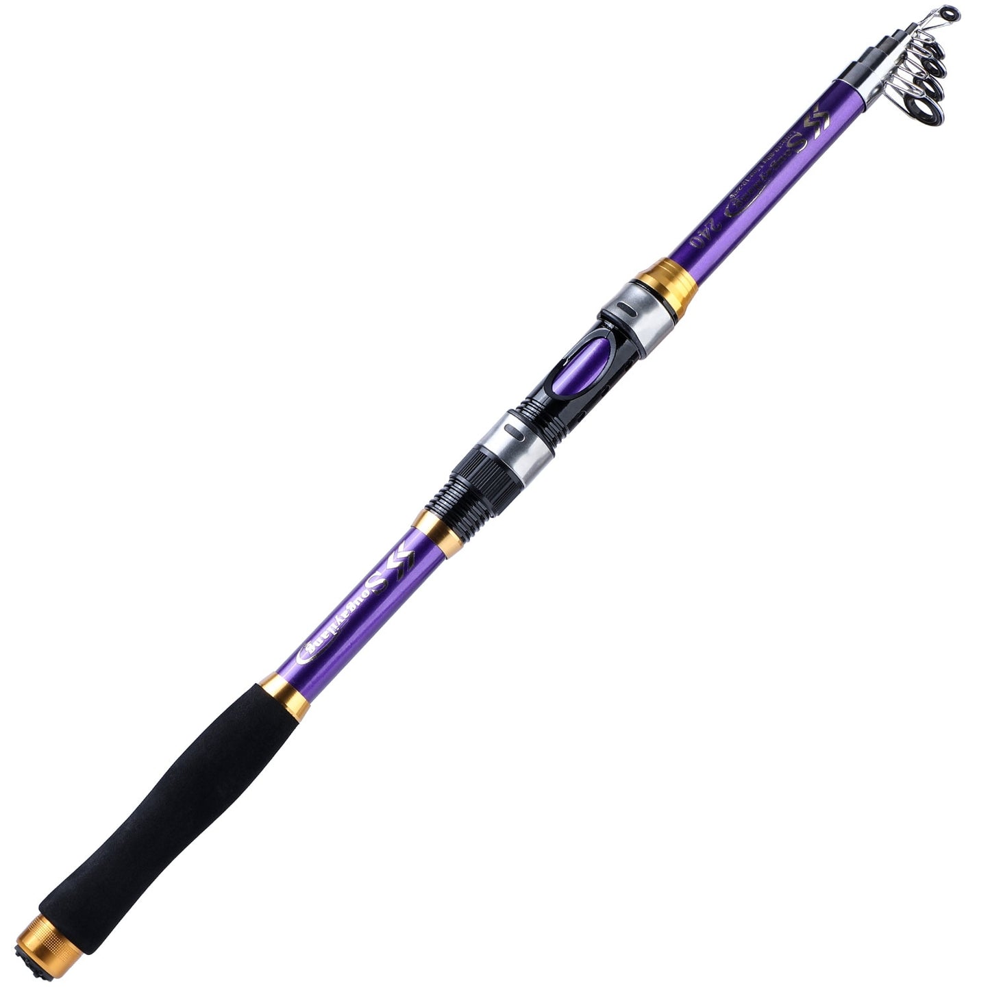 2.1m-3.6m Telescopic Carbon Spinning Fishing Rod