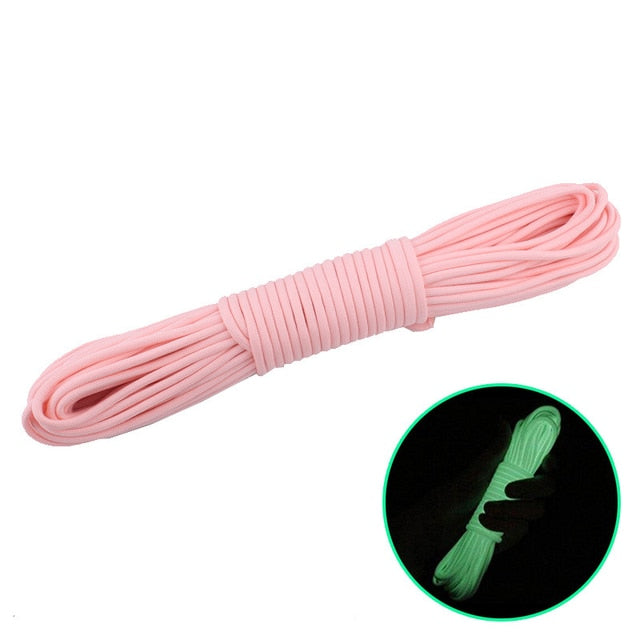 Luminous 9 Strands 4mm Nylon 550 Paracord