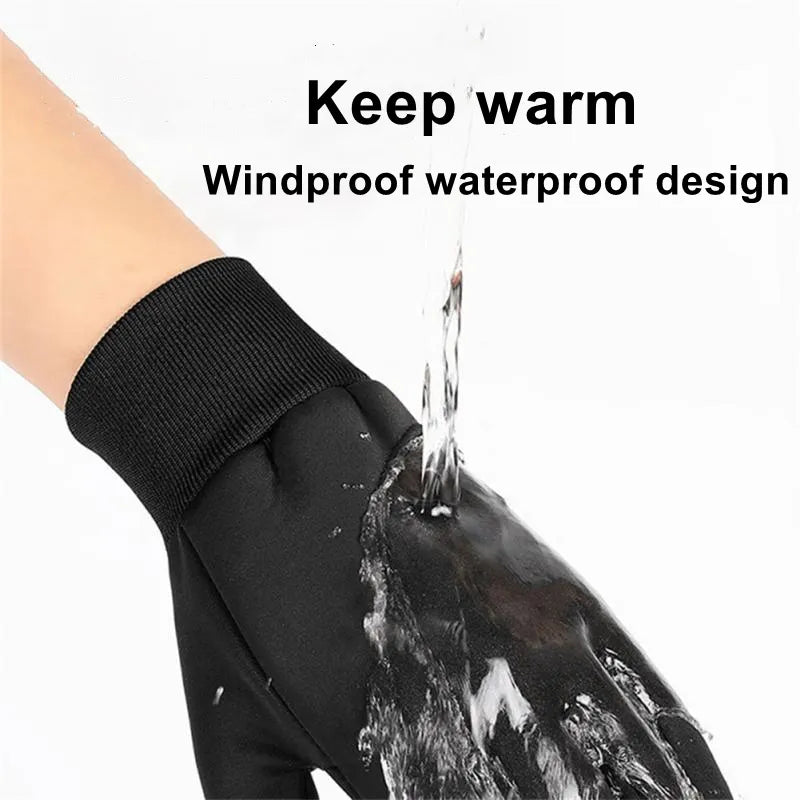 Windproof Waterproof Winter Touch Screen Cycling and Skiing Gloves