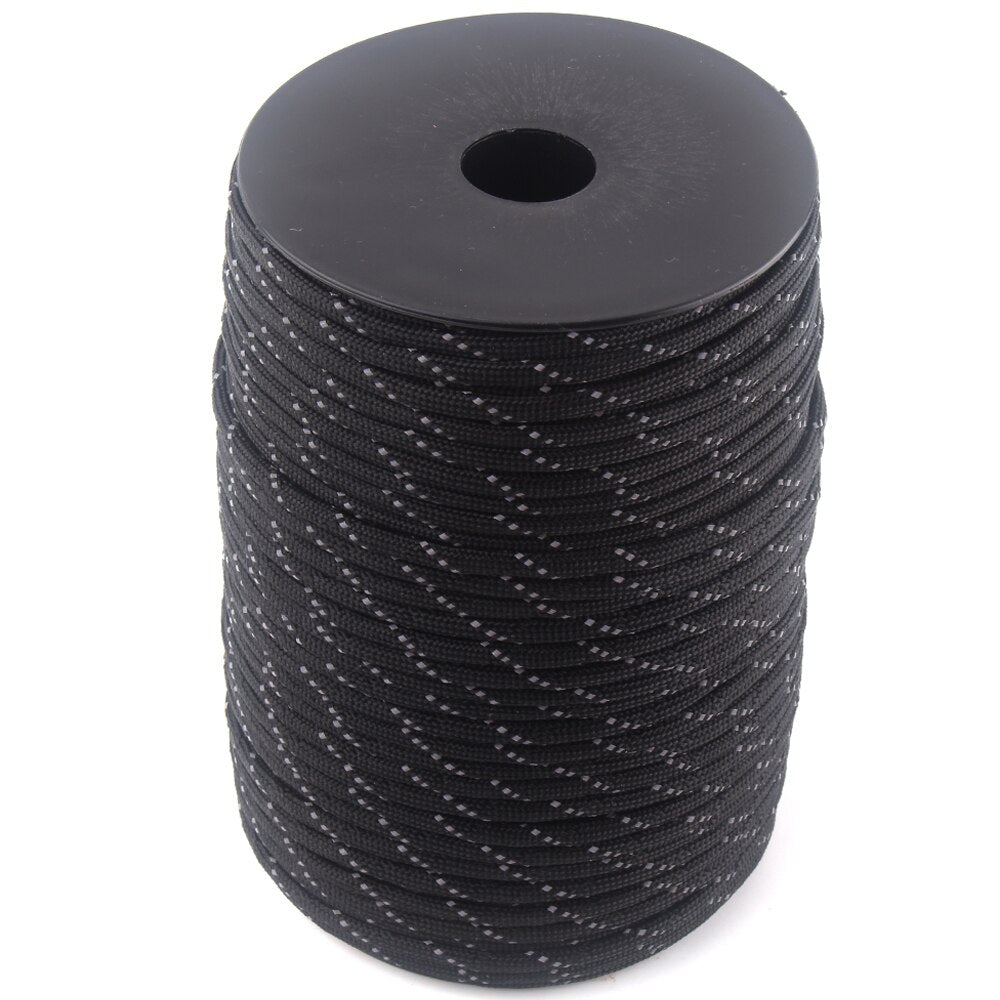 100M 7 cores 4mm Reflective Paracord Outdoor