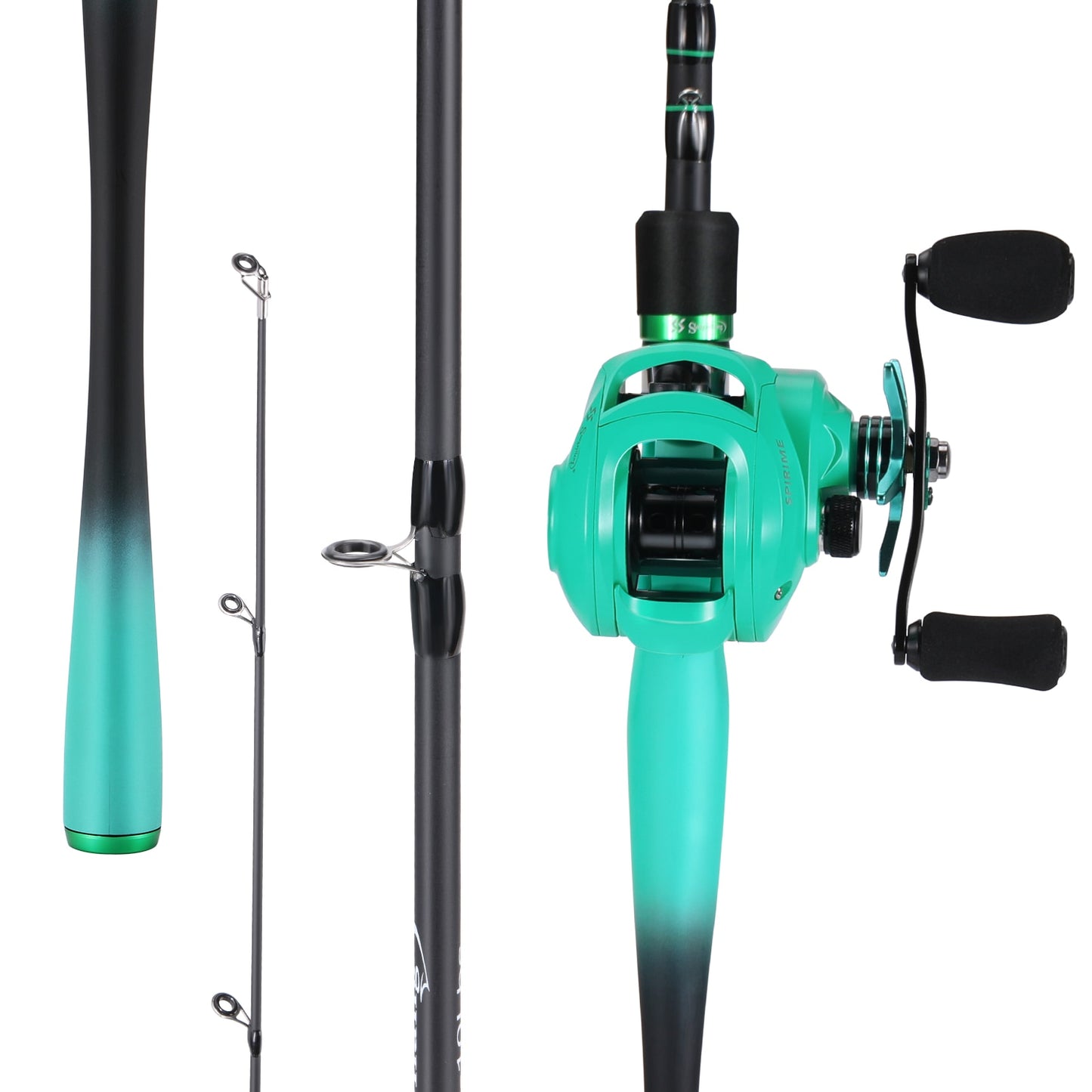 Max Drag 8kg Carbon Fiber Rod and Reel Set 1.8m 2.1m