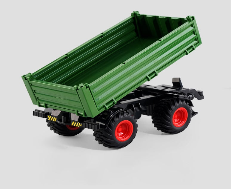 Radio Controlled Farm Tractor with Trailer with Farm Animals