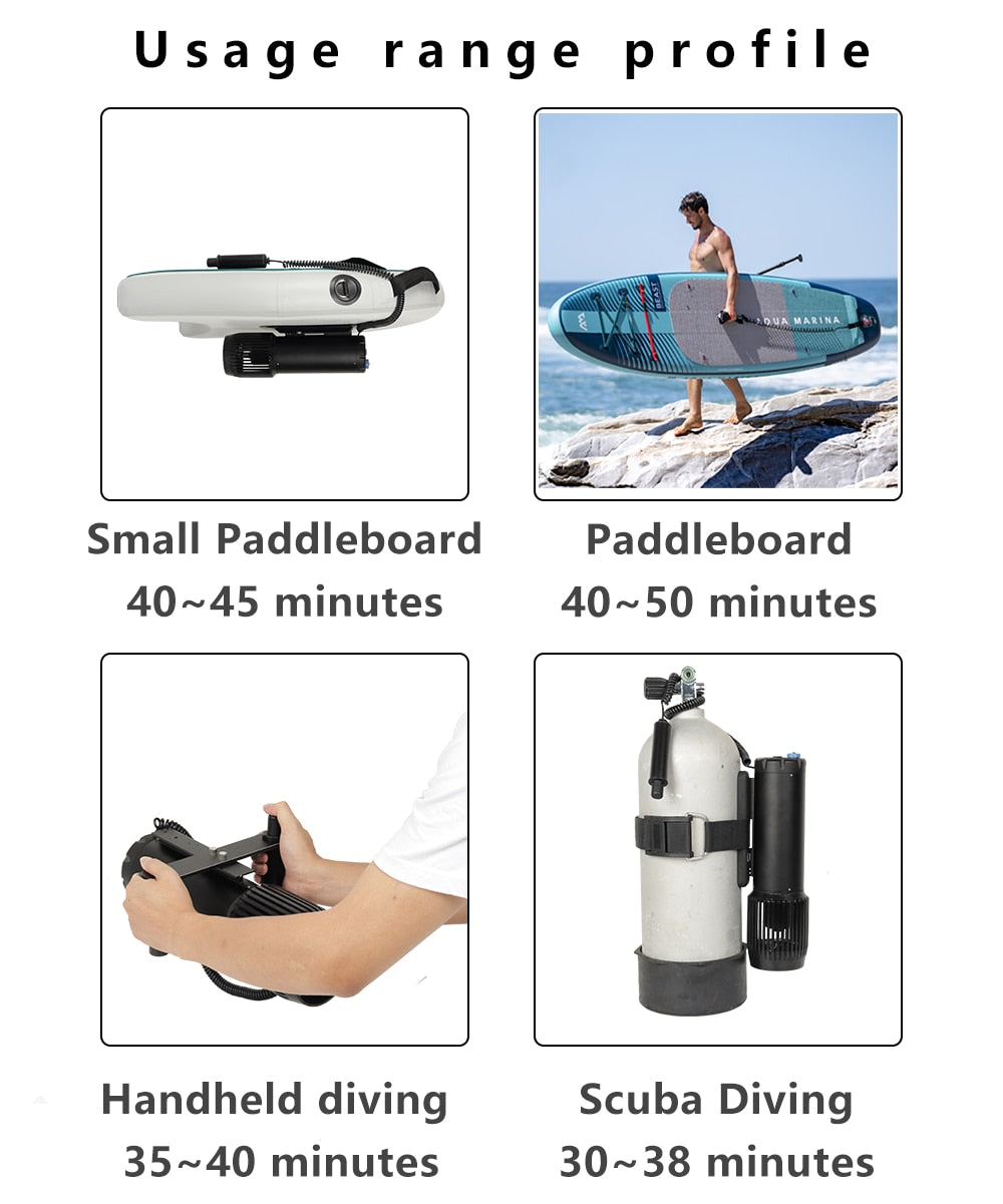 Multifunctional Snorkeling Scuba Diving Underwater Scooter