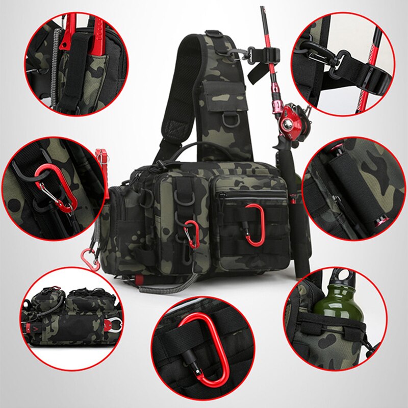 Fishing Tackle Single Shoulder Crossbody Tactical Bags