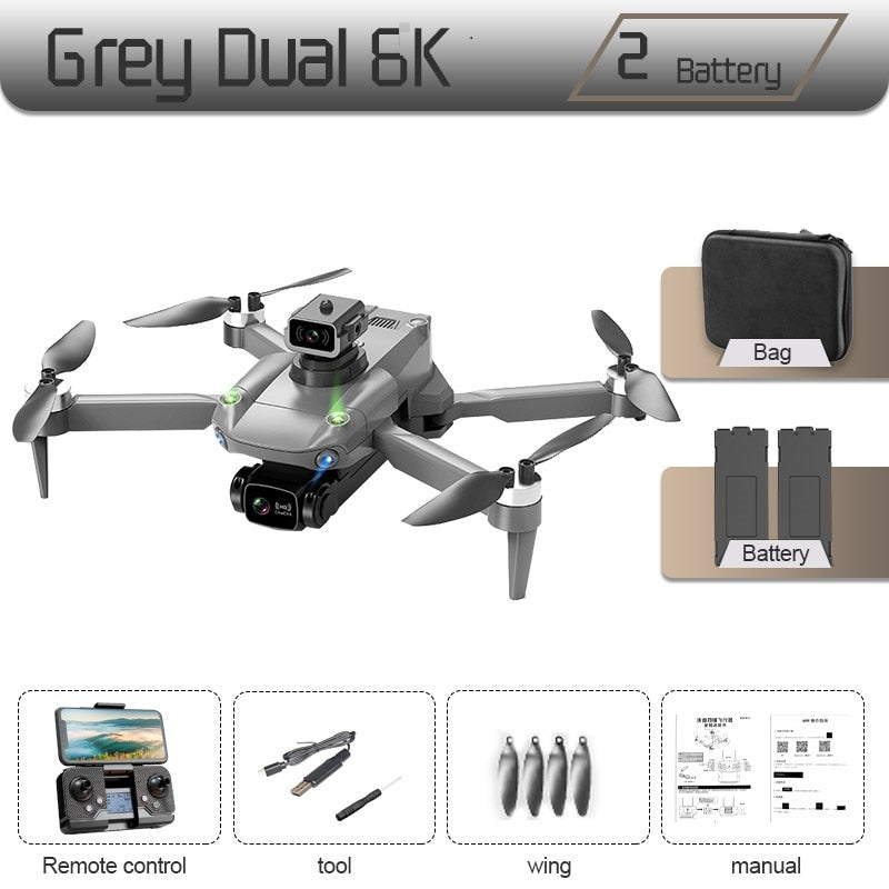 K998 Professional 6K Dual ESC Camera Obstacle Avoidance RC Quadcopter