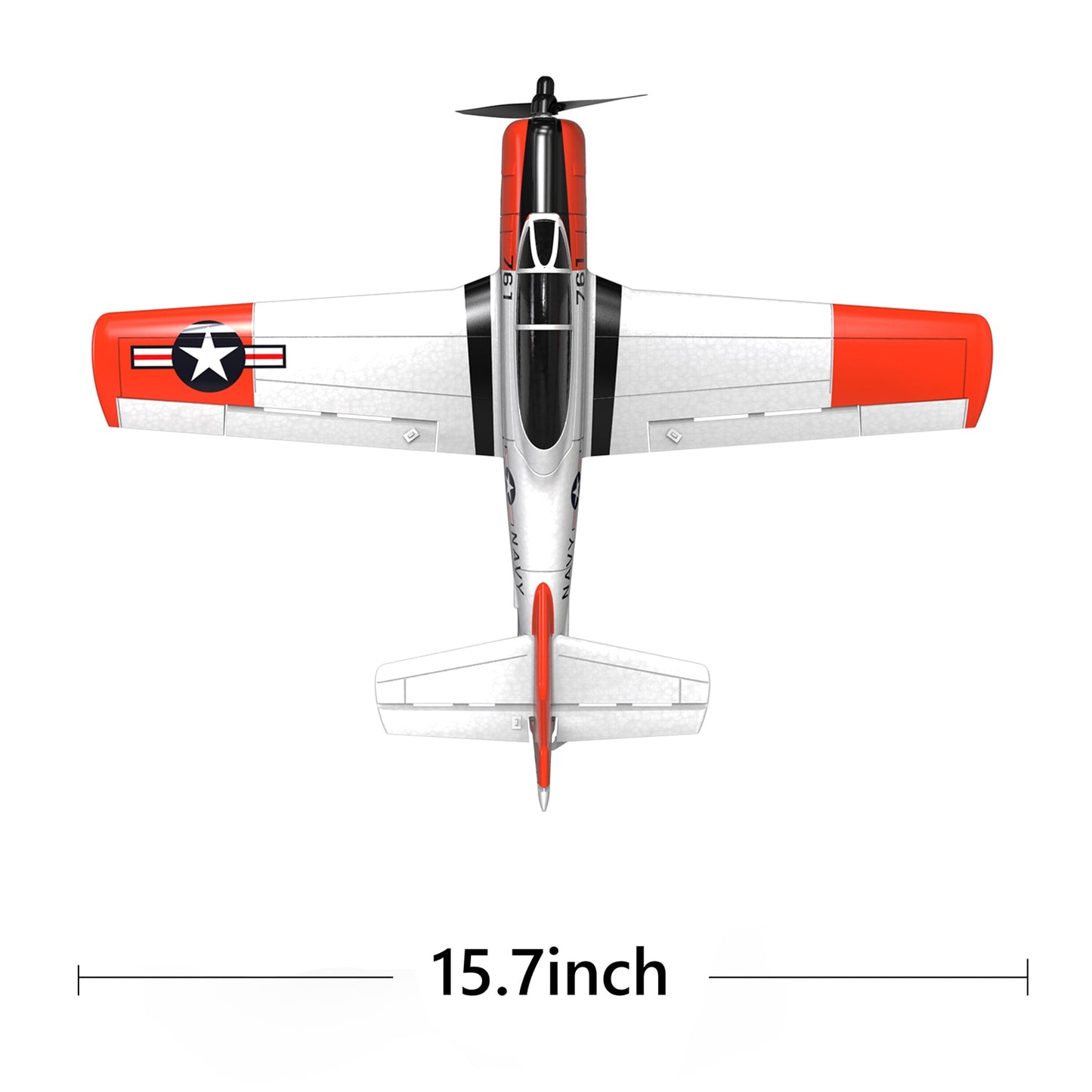 2.4G 4CH Warbird Fully Aerobatic Remote Control T28 Trojan Aircraft