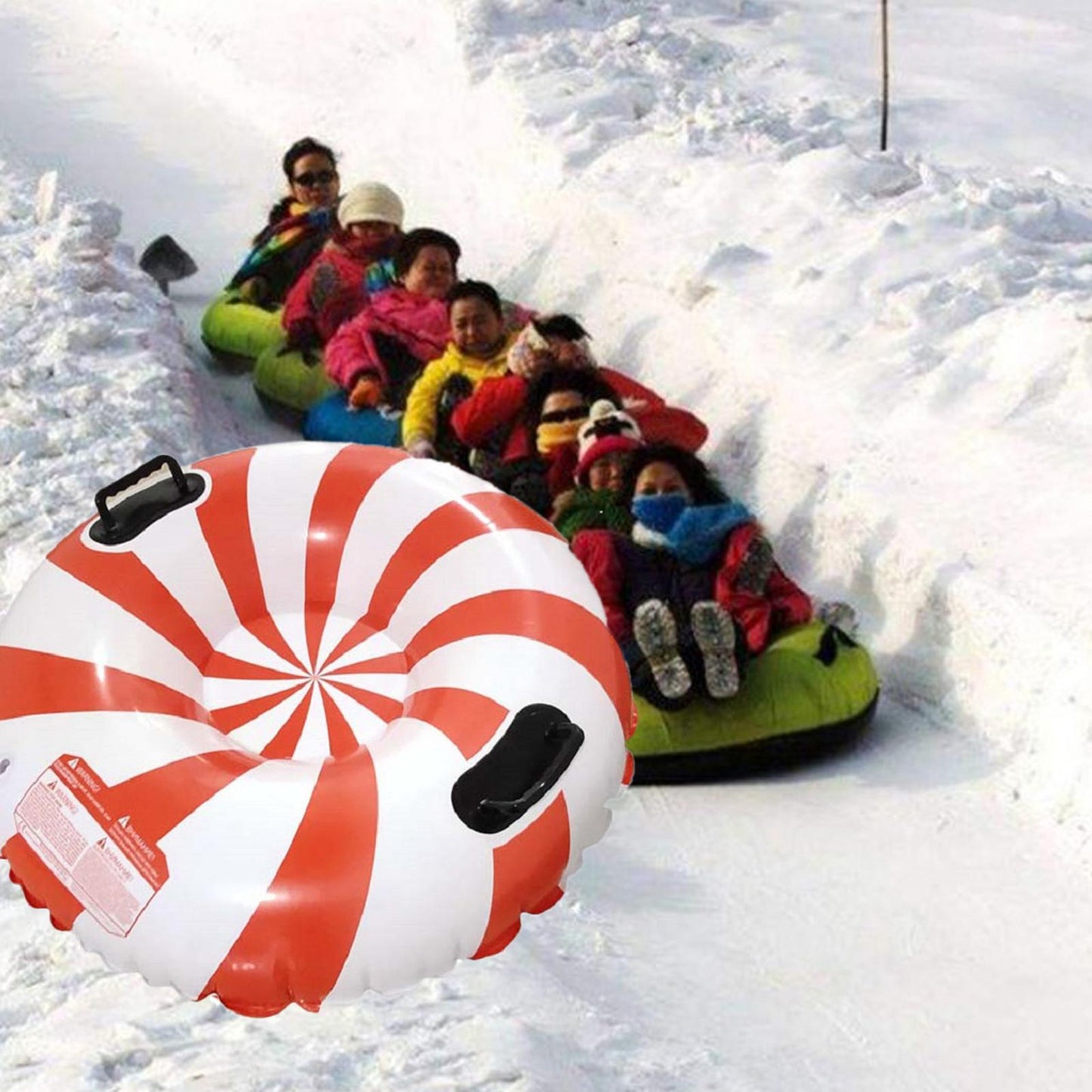 35 Inch Inflatable Heavy Duty PVC Snow Tube