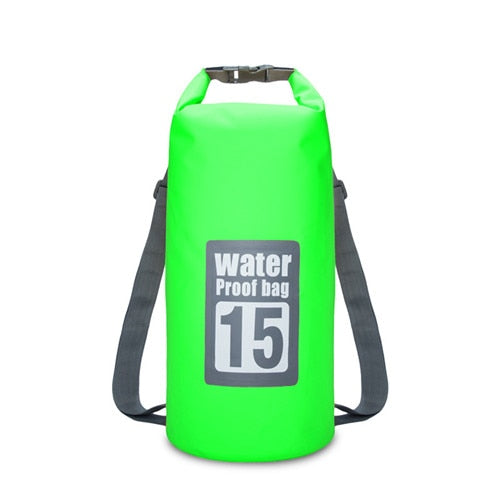 5L/10L/15L/20L Outdoor Sport PVC Waterproof Storage Dry Bag For Canoe Kayak Rafting Backpack