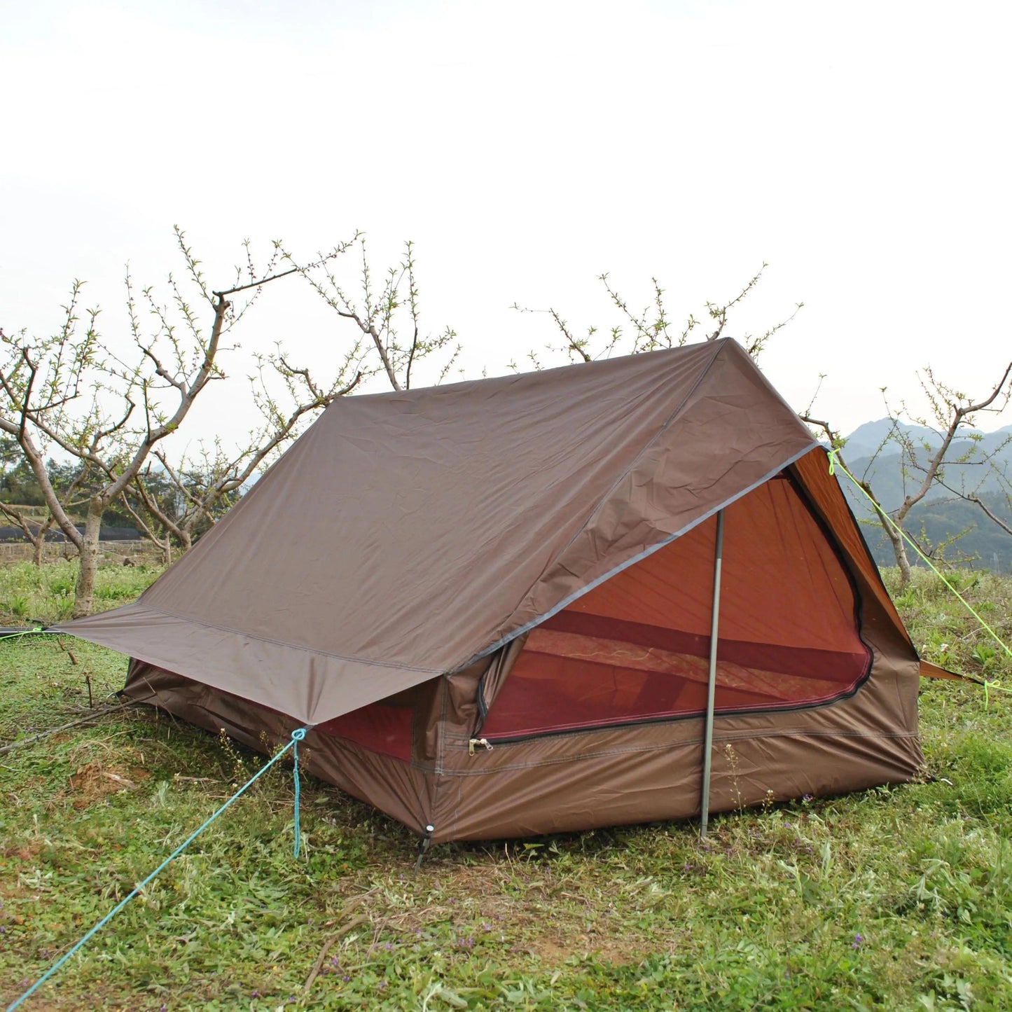 A Frame Unique Ultralight 2-3 Person Waterproof Rodless Hiking Tent