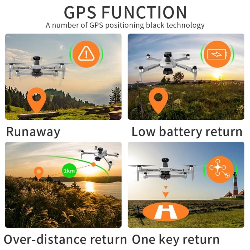 KF102 GPS Drone 4K Professional HD Camera 5G 2-Axis Gimbal Obstacle Avoidance Quadcopter