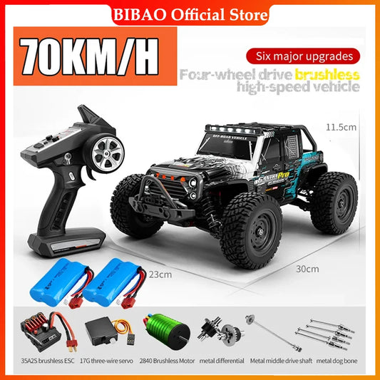 Off Road 4X4 Remote Control with LED Light 4WD Drive Climbing Drift RC Racing Car