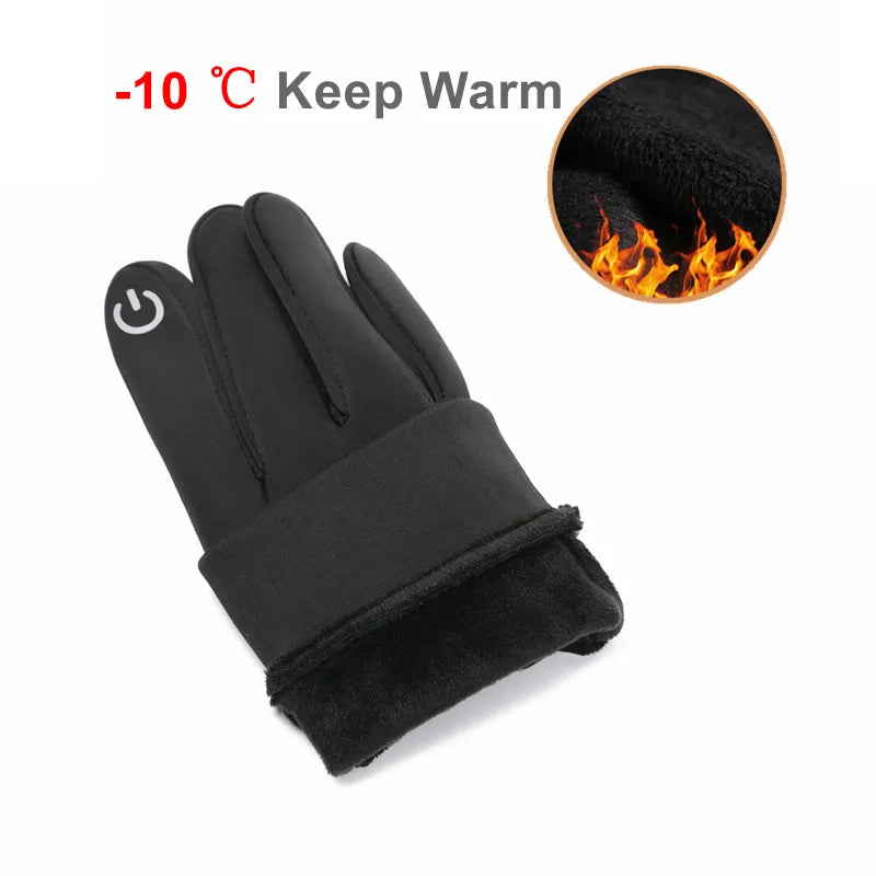 Windproof Waterproof Winter Touch Screen Cycling and Skiing Gloves