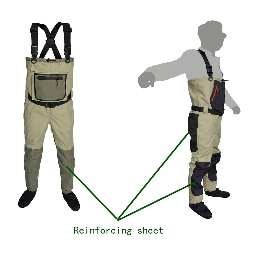 Quick-dry Waterproof Breathable Fly Fishing Children to Adults Neoprene Waders