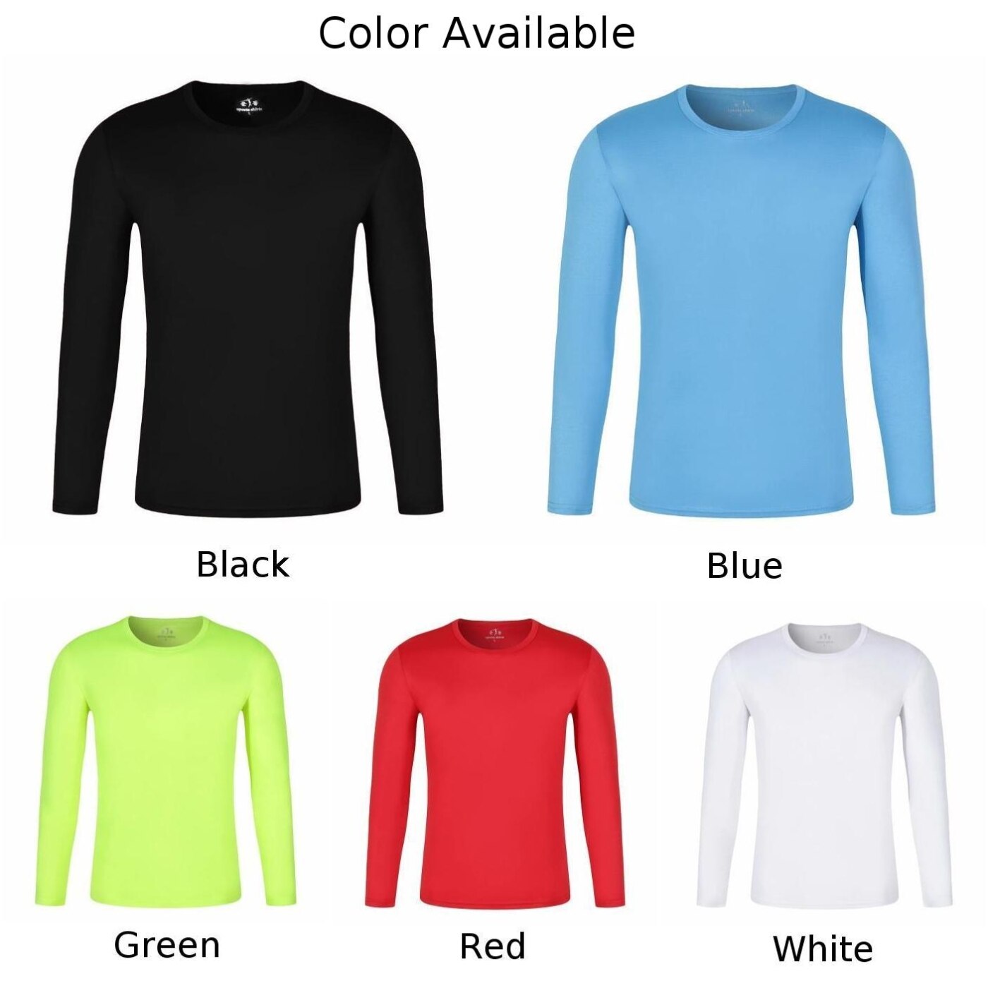 Mens Long Sleeve Quick Dry Breathable Outdoor Running Sports Tops