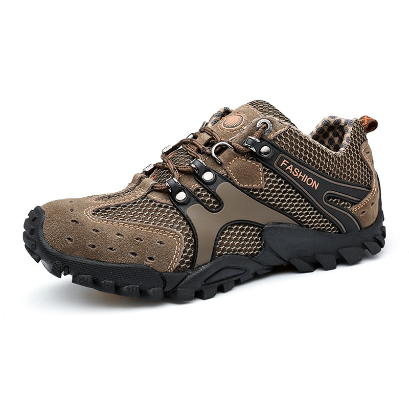 Men's Breathable Mesh Camping Climbing Trekking Wading Shoes