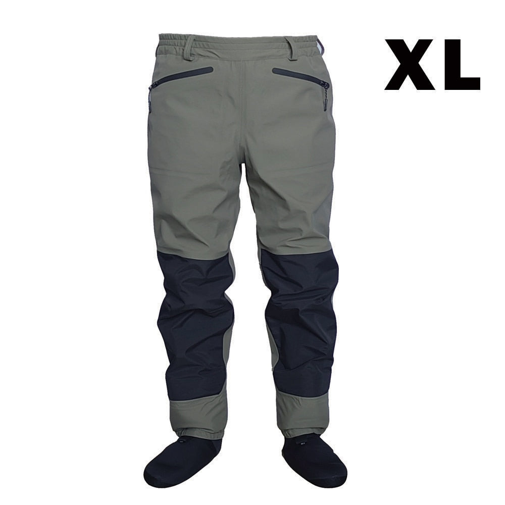 3 Layer Breathable Waterproof Fly Fishing Waist Waders