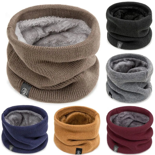 Winter Soft Knitted Face and Neck Warming Sport Scarf for Women and Men