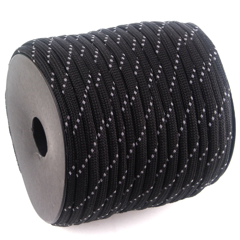 100M 7 cores 4mm Reflective Paracord Outdoor