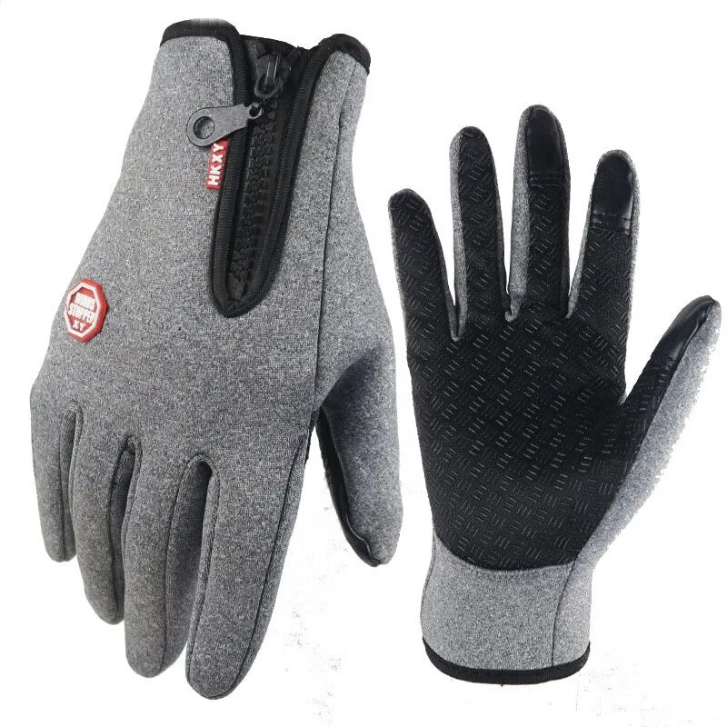 Windproof Non Slip Touchscreen Winter Fleece Gloves for Men and Women